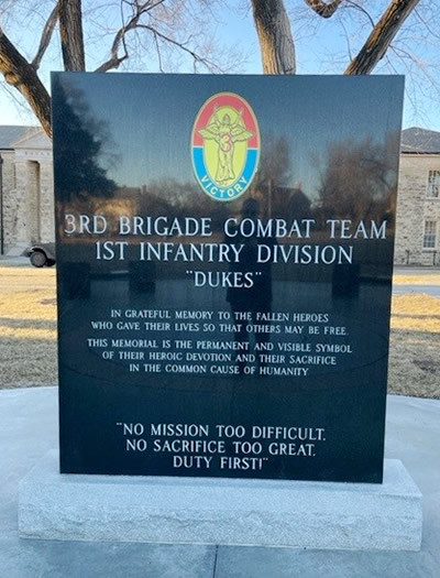 3rd brigade 1st infantry monument